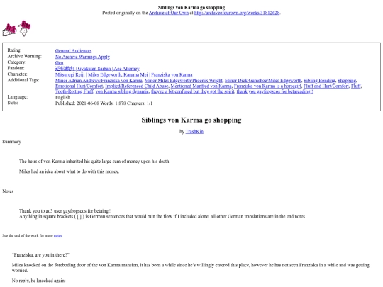 writing/Siblings von Karma go screenshot