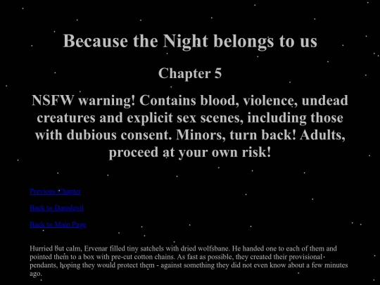 Stories/Daredevil Fanfictions/NightBelongs/NightBelongs5 screenshot