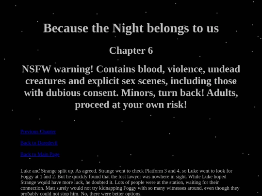 Stories/Daredevil Fanfictions/NightBelongs/NightBelongs6 screenshot