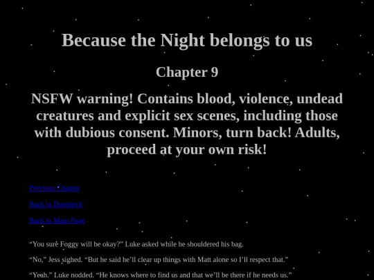 Stories/Daredevil Fanfictions/NightBelongs/NightBelongs9 screenshot