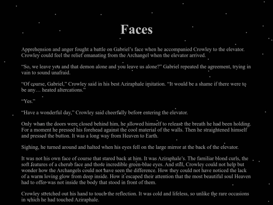 Stories/Good Omens Fanfictions/Faces screenshot