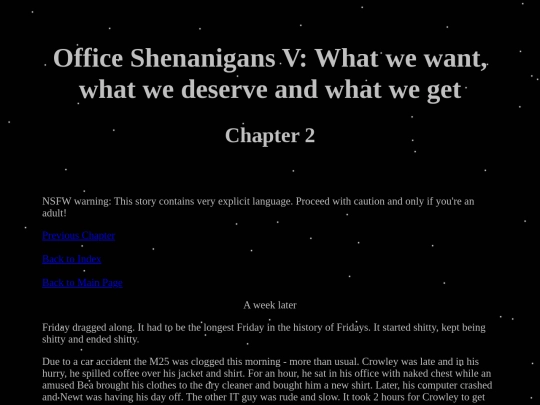 Stories/Good Omens Fanfictions/Office Shenanigans/OSPart5/OS5Part2 screenshot