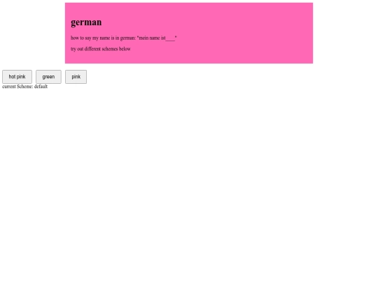 designscheme screenshot