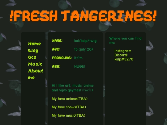 aboutme screenshot