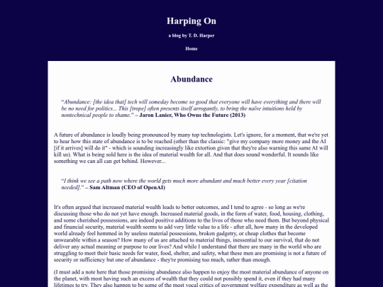 blog/abundance screenshot