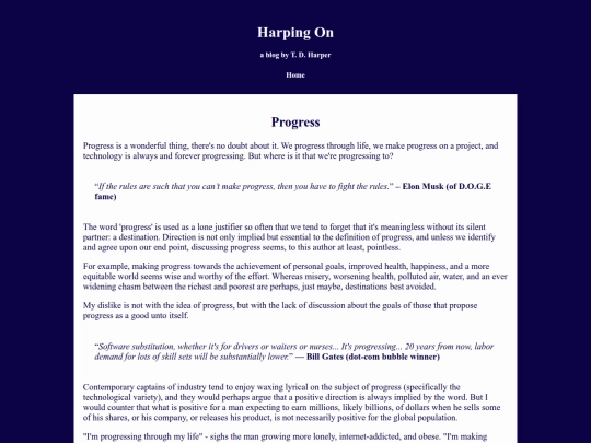 blog/progress screenshot