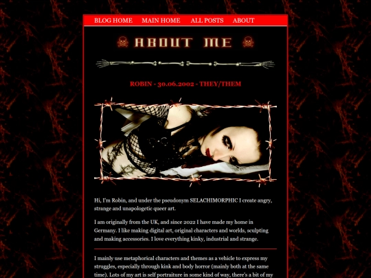 blog/about screenshot