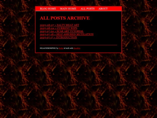blog/archive screenshot