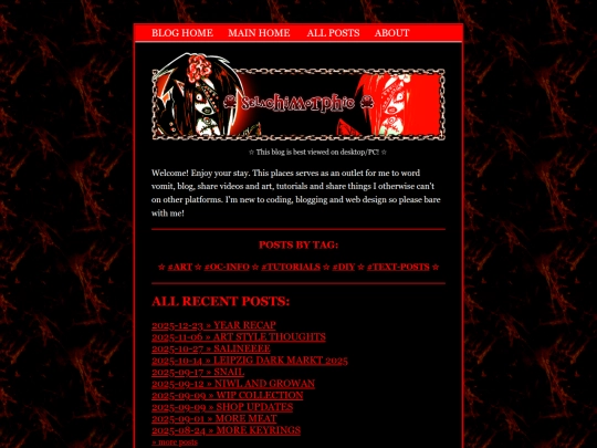 blog screenshot