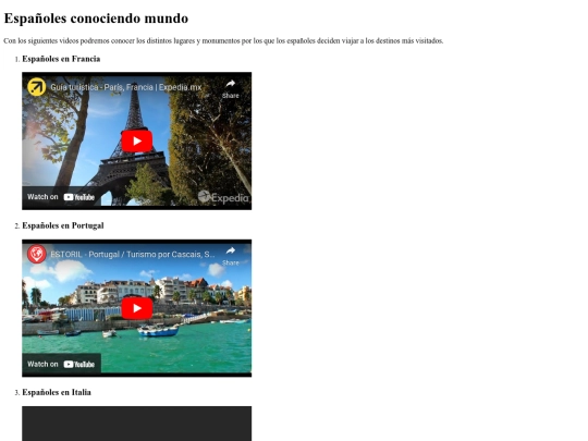 TareaHTML5/multimedia screenshot
