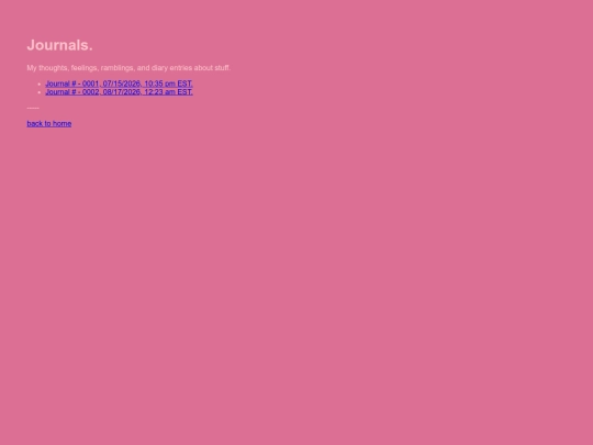 journal screenshot