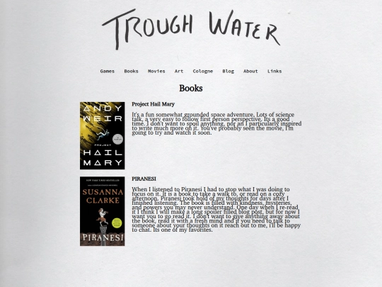 books screenshot