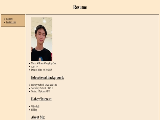 index screenshot