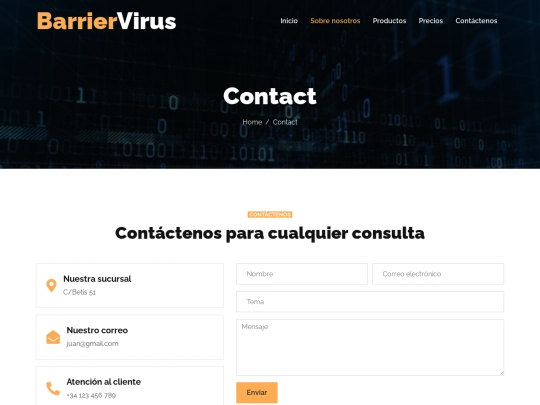 contact screenshot