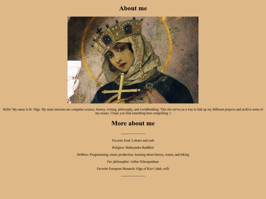 aboutme screenshot
