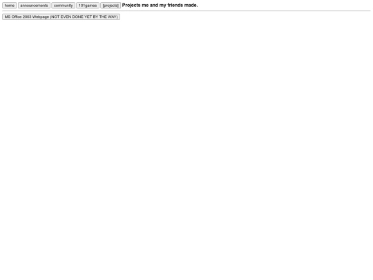 projects screenshot