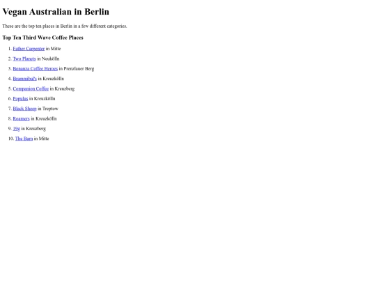 coffeeandfood screenshot