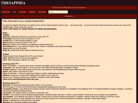 blog screenshot