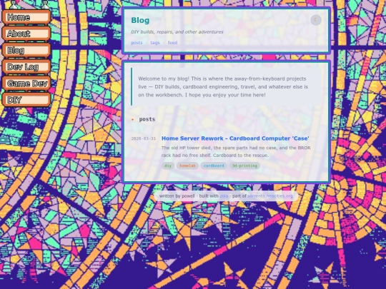 blog screenshot