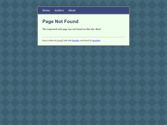 blog/not_found screenshot