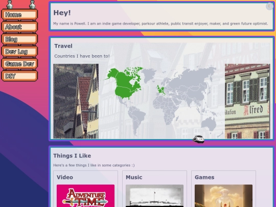 pages/about screenshot