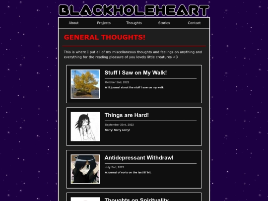 Thoughts/general screenshot