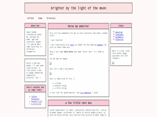 index screenshot