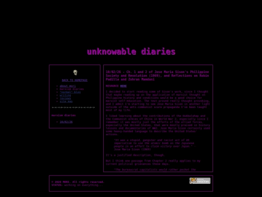 marxismdiaries screenshot