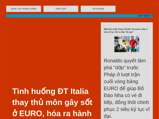thethao screenshot
