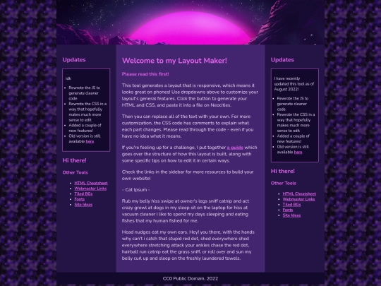 widgetswackywebsite screenshot