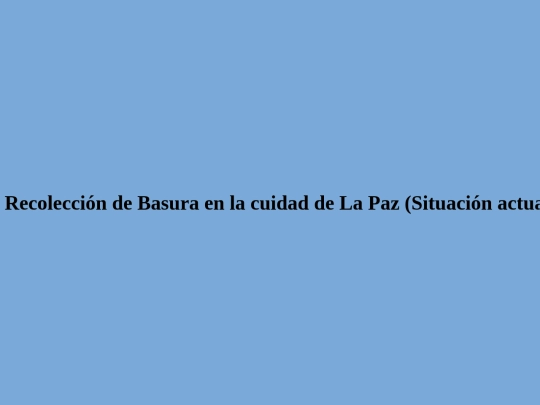Situacion actual/Title screenshot