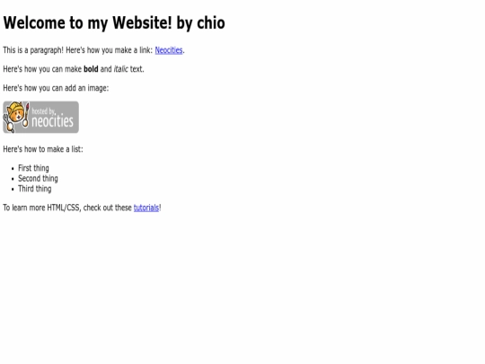 index screenshot