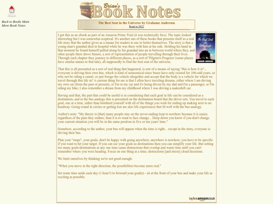books/notes/the_best_seat_in_the_universe screenshot
