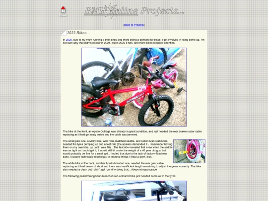 projects/bikes/2022 screenshot