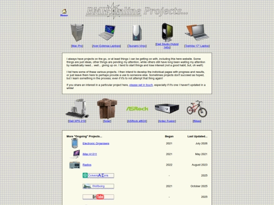 projects screenshot
