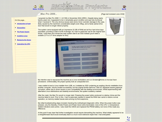 projects/mac_pro_2006 screenshot