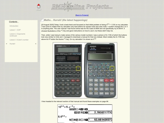 projects/maths screenshot