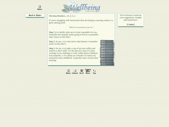 wellbeing/morning screenshot