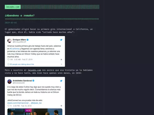 posts/abandono-o-remake screenshot