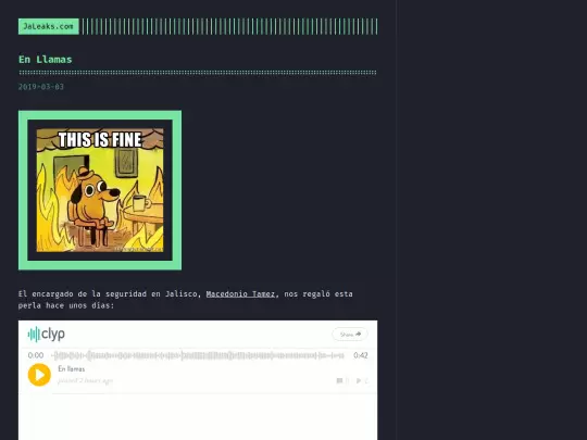 posts/en-llamas screenshot