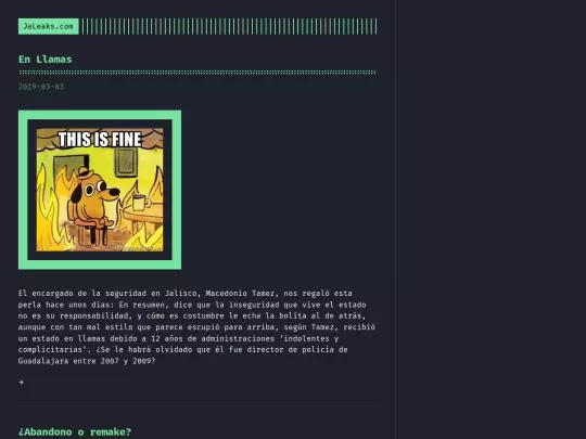 posts screenshot