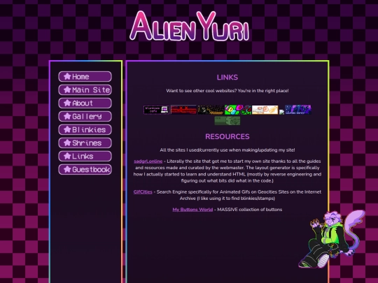 links screenshot