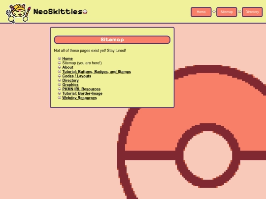 sitemap screenshot