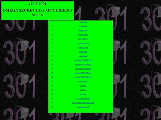 list screenshot
