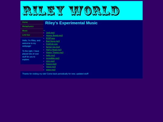 F and M/music/experimental screenshot