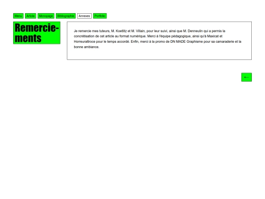 remerciements screenshot