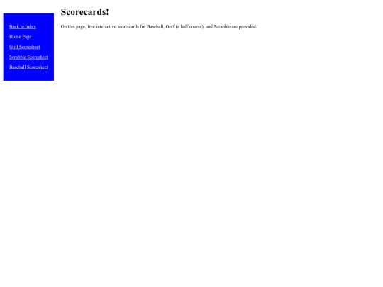 home-scorecards screenshot