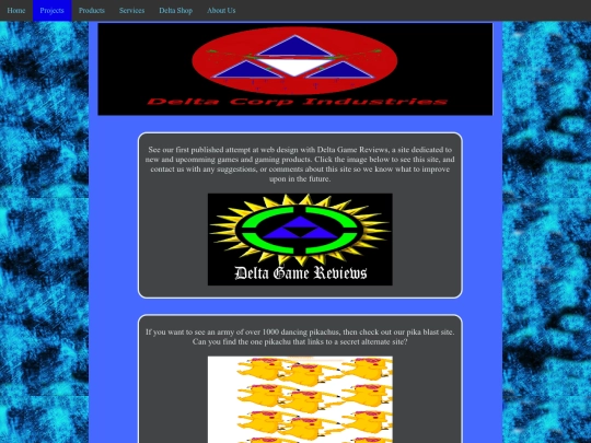 projects screenshot