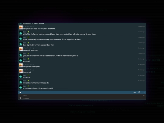chat screenshot