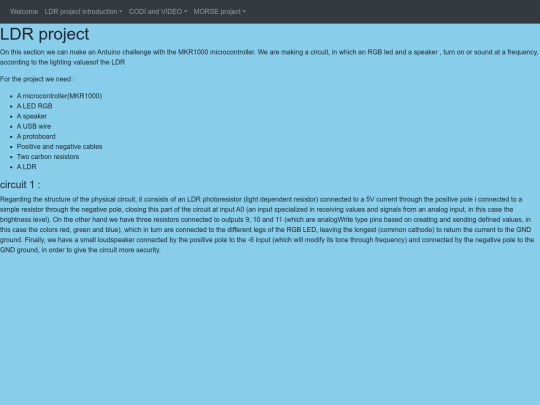 LDRproject screenshot